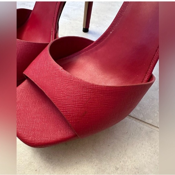 Red high heels from Aldo size 7.5 pillow walk cushion - Picture 6 of 8